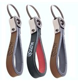 Leren  sleutelhangers 10x110mm met uw brandlogo