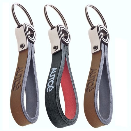 Leren  sleutelhangers 10x110mm met uw brandlogo