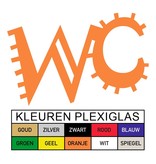 Toiletbordje WC in Plexiglas type Cactus in Mexican style  Plexiglas, 3mm dik in diverse groottes te bestellen.