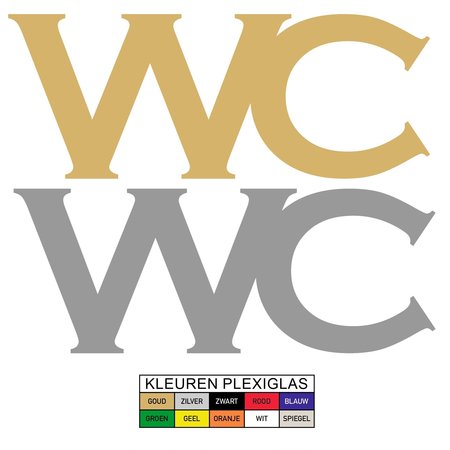 Toiletbordje WC in Plexiglas type Horse in Plexiglas, 3mm dik in diverse groottes te bestellen.