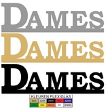 Plexiglas Toiletbordje Dames in 10 kleuren beschikbaar