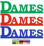 Plexiglas Toiletbordje Dames in 10 kleuren beschikbaar
