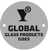 Aluminium logo plaatje Ø50mm met jouw logo op zilverkleurig of wit aluminium gedrukt  2 gaatjes