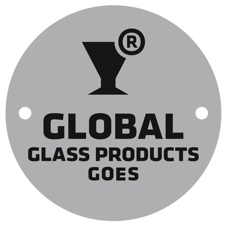 Aluminium logo plaatje Ø50mm met jouw logo op zilverkleurig of wit aluminium gedrukt  2 gaatjes
