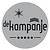 Aluminium Logoplaatje met tape Ø75mm