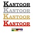 Uitgesneden bordje KANTOOR in Plexiglas , 3mm dik in diverse kleuren en  afmetingen te bestellen.