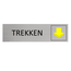 CombiCraft Aluminium Deurbordje Trekken 165x45mm met tape