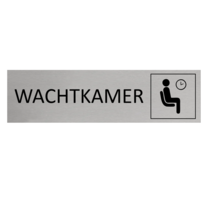 Aluminium Deurbordje Wachtkamer