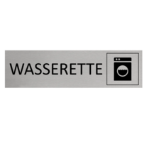 Aluminium Deurbordje Wasserette