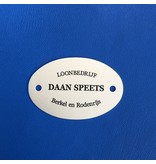 Aluminium logoplaatje ovaal 65x42,5mm voorzien van jouw logo