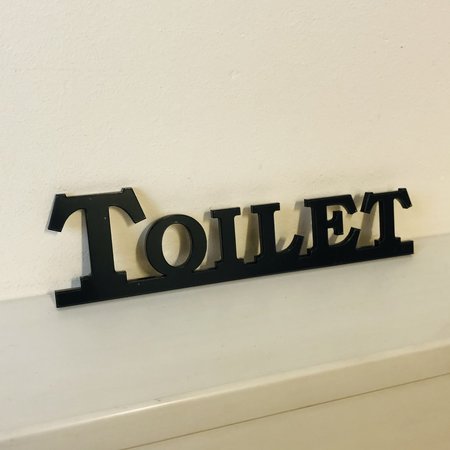 Plexiglas Toiletbordje Toilet in 10 kleuren beschikbaar