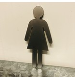 Plexiglas Toiletbordje Dames in 10 kleuren beschikbaar