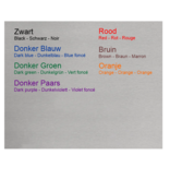 Nummerplaatjes Aluminium Zilver Rond ½mm dik met gekleurde bedrukking en 2 gaatjes boven en onder