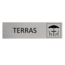 CombiCraft Aluminium Deurbordje Terras 165x45mm met tape