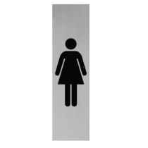 Aluminium Deurbordje Dames pictogram