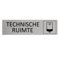 Aluminium Deurbordje Technische ruimte