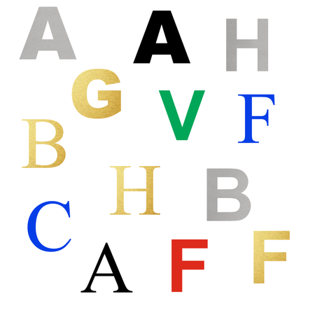 CombiCraft Hoofdletters en cijfer van geëloxeerd aluminium in 3D