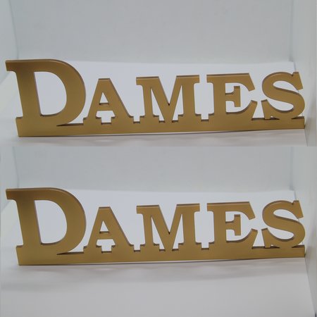 Plexiglas Toiletbordje Dames in 10 kleuren beschikbaar