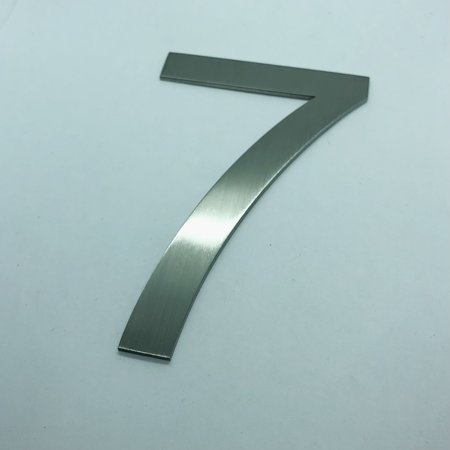 3D letters en cijfers van gesatineerd RVS Edelstaal van 40 tot 300 mm grootte in vier verschillende lettertypes - ALLEEN HOOFDLETTERS -