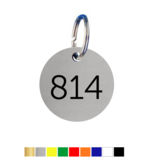 CombiCraft Genummerde Sleutelhangers & Sleutellabels Kunststof Rond