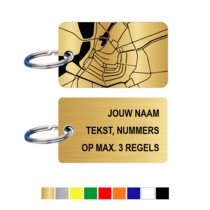 Sleutellabel Kaart van Amsterdam