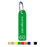 CombiCraft Kunststof Fietslabels, Scooterlabels of Sleutellabels met jouw nummers en tekst