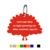 CombiCraft Sleutellabels Kunststof Eigen vorm met nummer