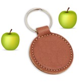 CombiCraft Veganistische  sleutelhangers in 77x45mm met jouw tekst of logo ingebrand. Apple tags, sleutellabels van appelschillen, pitten en kurk.