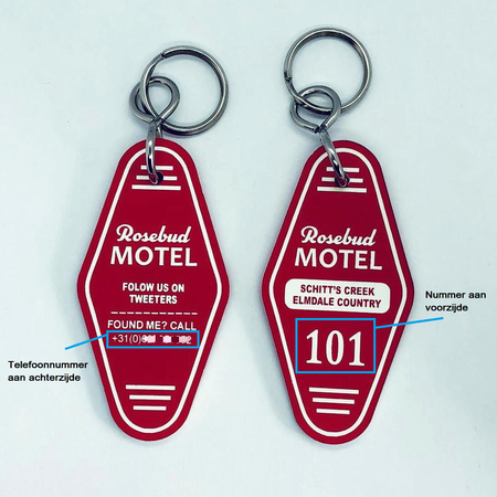 Gepersonaliseerde Schitt's Creek Sleutelhanger 80x40,5mm