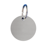 CombiCraft Blanco Sleutellabels Aluminium Zilver Rond