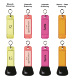 Extra graveerplaatje voor de Canary en Canary Warf  hotel sleutelhanger - per 1 stuk