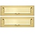 CombiLux Messing brievenbus met klep 330x100mm