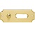 CombiLux Smal Messing belpaneeltje in 145x55mm