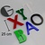 CombiCraft Plexiglas 3D Letters of Cijfers 250mm hoog