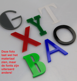 CombiCraft 3D sierletters of decoratieletters van plexiglas 3mm dik