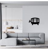 Losse Plexiglas 3D Wijnvat wanddecoratie voor aan de muur