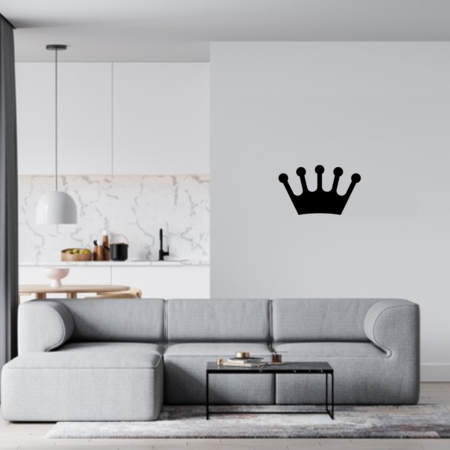 Losse Plexiglas 3D Kroon wanddecoratie voor aan de muur