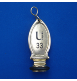 BOMBASTIC Messing Hotelsleutelhanger- in verschillende maten en uitvoering verkrijgbaar