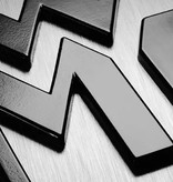 Chrosofix 3d-logo's in buitenkwaliteit en 3d-letters en cijfers van zacht gevormd kunststof en voorzien van dubbelzijdig tape.