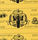 CombiCraft 500 Consumptiebonnen in de vorm van bankbiljetten van de Bacchusbank in het formaat 105 x 54,6mm, los gesneden.
