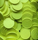 CombiCraft Plastic Biermunten, Consumptiemunten, met rand 250 stuks Ø29mm diverse kleuren