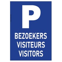 P-Bord, Parkeren bezoekers visiteurs visitors