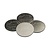 Stalen XL VIP-munten 100 stuks - 40mm