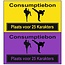 CombiCraft 1000 Consumptiebonnen Kickboxen in 50x27½mm, met een eigen tekst van 25 karakters inclusief spaties. 10 consumptiebonnen per strip.