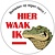 Hier waak ik bordje Krokodil