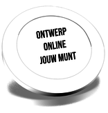 Plastic munten Casinomodel Ø40mm met een bedrukking per 100 stuks - handmatig bestellen