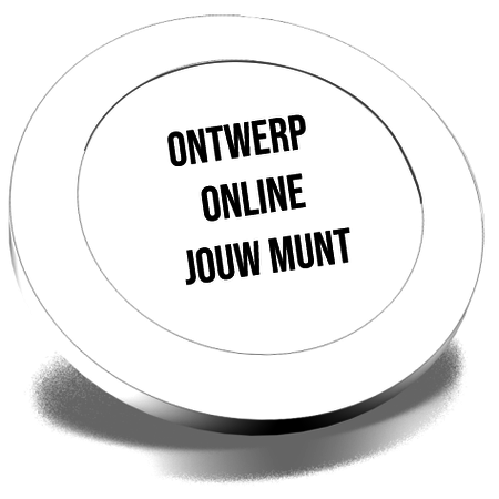 Plastic munten Casinomodel Ø40mm met een bedrukking per 100 stuks - handmatig bestellen