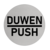Aluminium deurbordje DUWEN - PUSH
