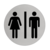 Toiletten - Mannen en Vrouwen toiletbordje