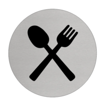 Restaurant, Kantine  Aluminium pictogram deurbordje